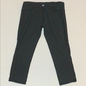 GapFit Gray Leggings With Mesh Side